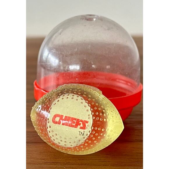 1990’s NFL Toy Machine Rubber Football Kansas City Chiefs Collectible Novelty - Picture 8 of 9